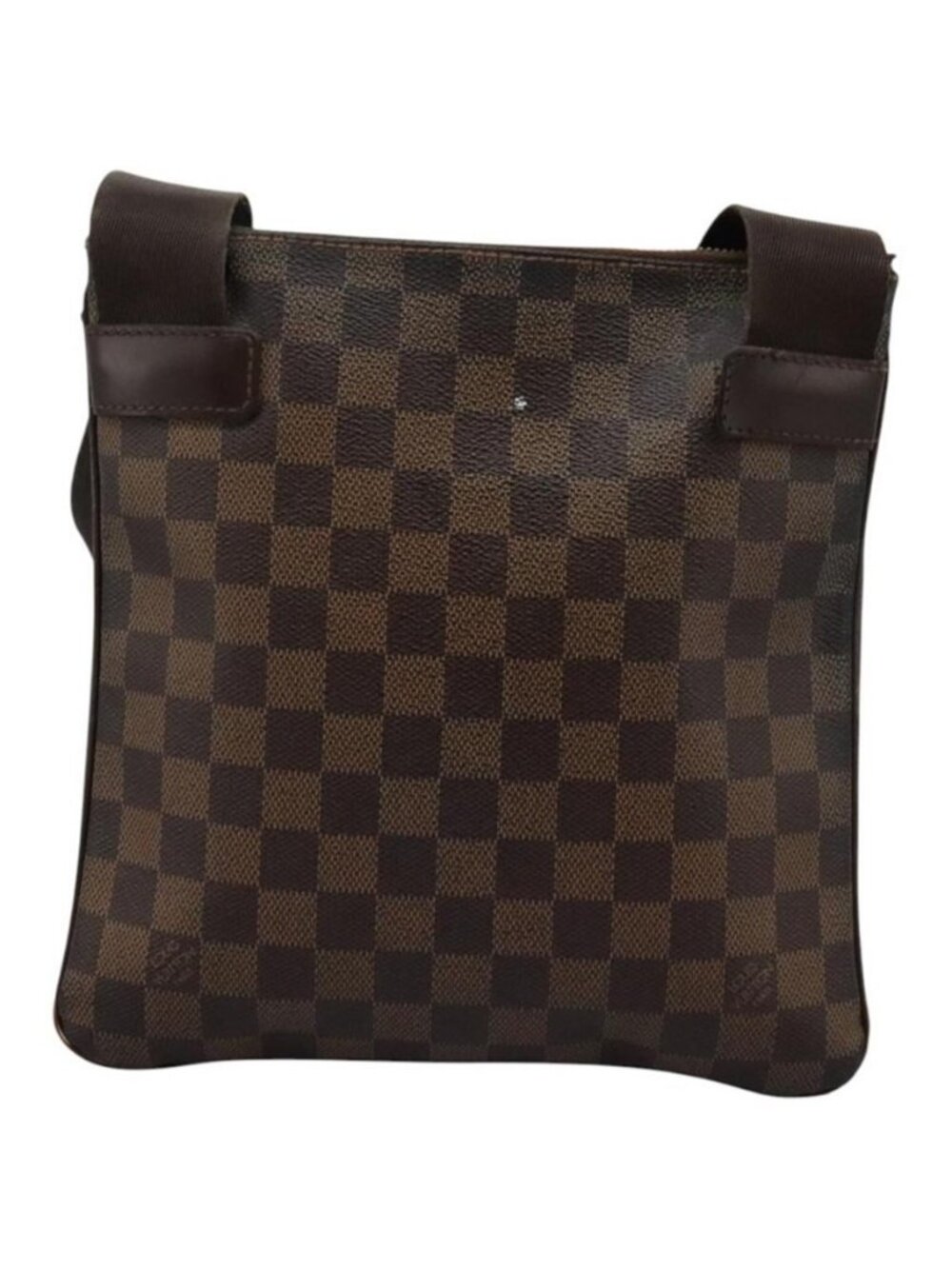 Authentic LOUIS VUITTON Damier Ebene Pochette Merwiel Shoulder Bag N51127 LV - Picture 7 of 16